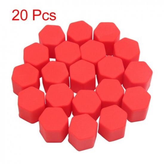 20X 19Mm Silicone Car Wheel Nut Lug Hub Covers Bolt Cap Dust Cover Protector