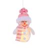 Plastic Christmas Luminous Snowman Decor Transparent Xmas Tree Decoration  Holiday Party Decoration
