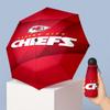 Kansas City Chiefs Printed 5?Fold Mini Umbrella 8?Rib Windproof Compact Umbrella For Women Pocket Carry