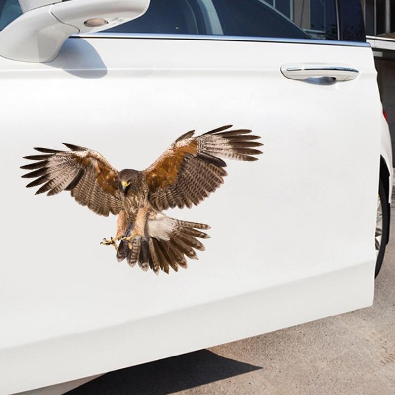 Set Of 2 Bird  Car Stickers Reflective Waterproof Decals Car Hood Cover Sticker for Car Window  Laptops Skateboards