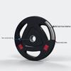 Rubber Coated Cast Iron Barbell Plates