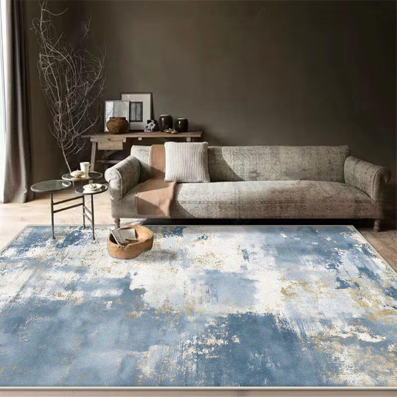 Modern Light Luxury Splashing Ink Living Room Large Area Carpet Bedroom Decor Rugs Non-slip Floor Mat Lounge Rug Hotel Carpets