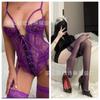 European and American erotic underwear new lace sexy pajamas transparent wear one-piece erotic pajamas wholesale