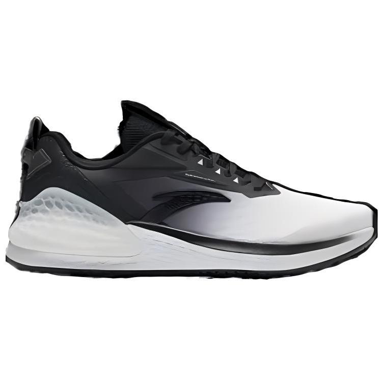 Anta C37+ Cushioning Breathable Lightweight Low top Composite Material Training Running Shoes Men's Black White 912425507-6
