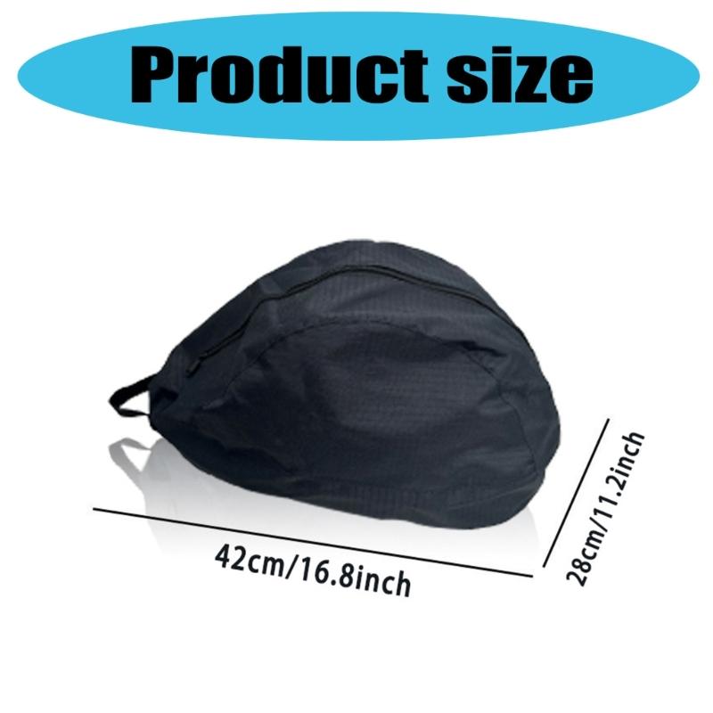 Motorcycle Helmets Storage Case Waterproof Helmets Bag with Handle Strap for Sport Riding Travel Protection Carrying Bag