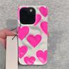 Love Pattern Phone Case For iPhone 17 16 15 14 13 12 11 Pro Max Plus 17 Air Folds Texture Shockproof Soft TPU Back Cover