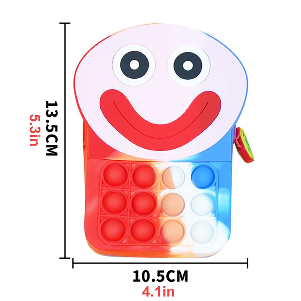 Push Toy Coin Purse ,Bubble Toy Stress Relief Toys For Adult Kids
