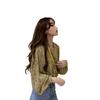 Korean Floral Chiffon Women's Loose Long Sleeve Sun Protection Shirt
