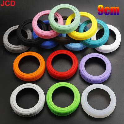 1 Stück 9 cm 23 g farbiger Gewinde-Weichsilikon-Tassenbodenabdeckung Verschleißfester Ring-Hülse Manschette Anti-Rutsch Gute Zähigkeit Elastisch
