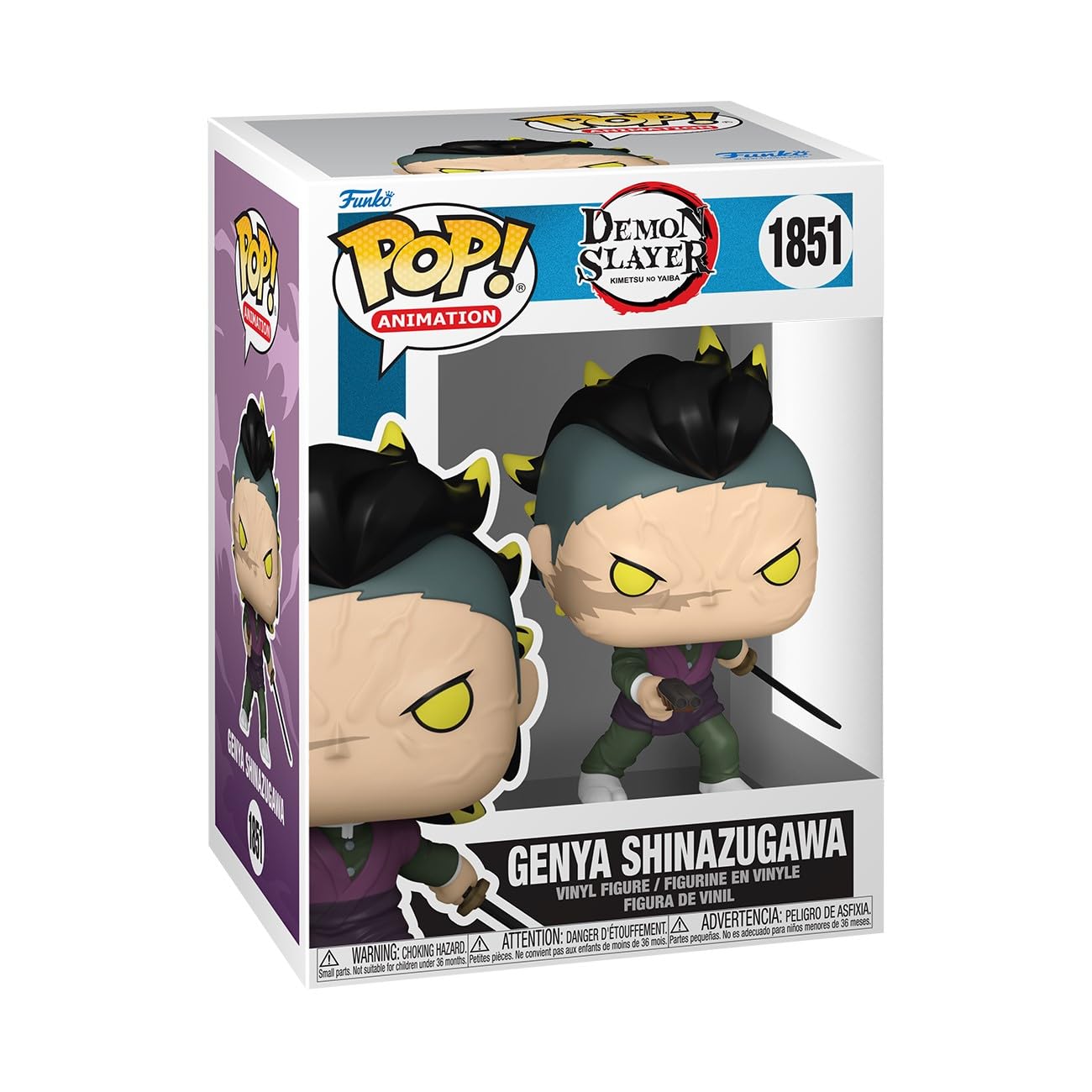

Funko Pop Demon Slayer Genya Collectible Vinyl Figure Gift Idea Official Merchandise Kids Adult Toys Model Figure for Anime Fans Collectors Animation