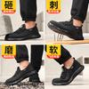 Labor insurance shoes men's flying woven breathable anti-smashing steel bag head shoes are light and comfortable, anti-piercing, safe and wear-resis