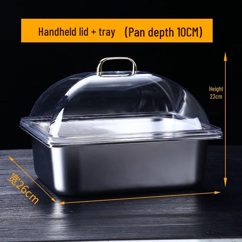 Stainless Steel Buffet Food Pan with Lid