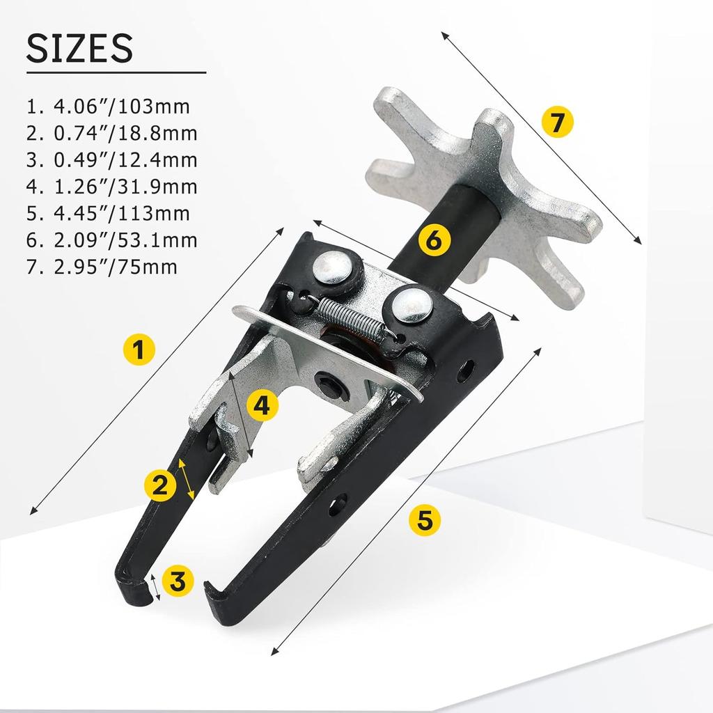 Overhead Valve Spring Compressor | Universal Automotive Engine Removal Repair Tall Tool For Quick Removal Of Valve Springs
