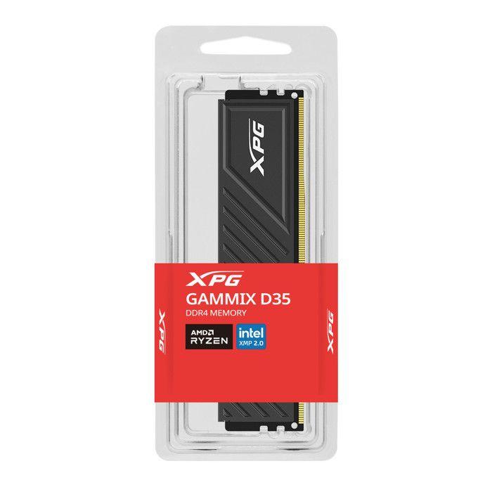 Barrette Mémoire - Adata - XPG GammiX D35 - 16Go - DDR4 - 3600Mhz - Noir
