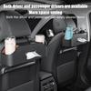 Car Multifunctional Leather Tissue Storage Box Under Seat Cute Auto Back Seat Paper Bag Place Water Cup Creative Portability