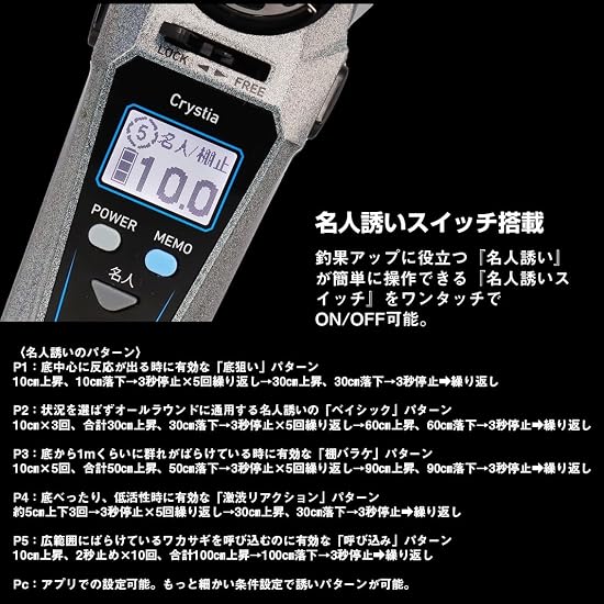 DAIWA Electric Reel for Smelt Fishing (DAIWA CONNECTED Compatible) Crystia Wakasagi CRS-C Nebula Si