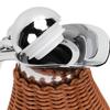 1.5L Capacity Insulated Coffee Pitcher Handwoven Rattan Body Woven Rattan Carafe  Kitchen Counter