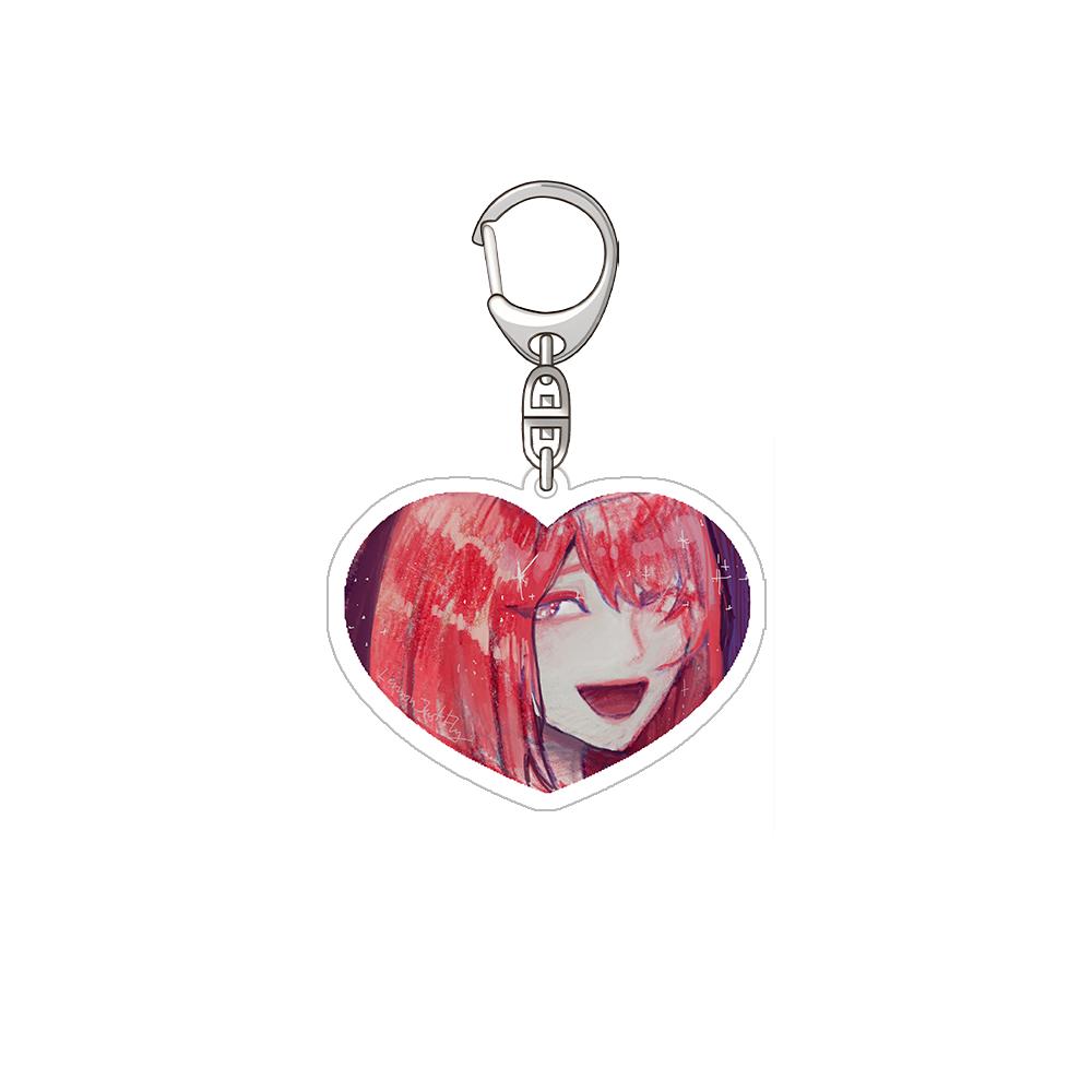 

Land of the Lustrous Phosphophyllite Diamond Corundum cinnabar Official Acrylic Keychain Bag pendant anime goods Fans Charm Gift 6 cm