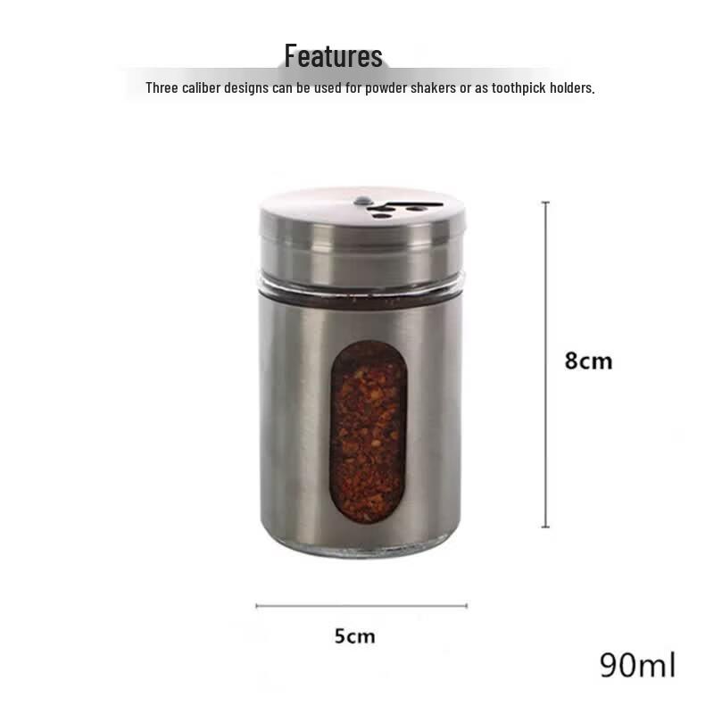 Commercial Glass Seasoning & Chopstick Holder Set