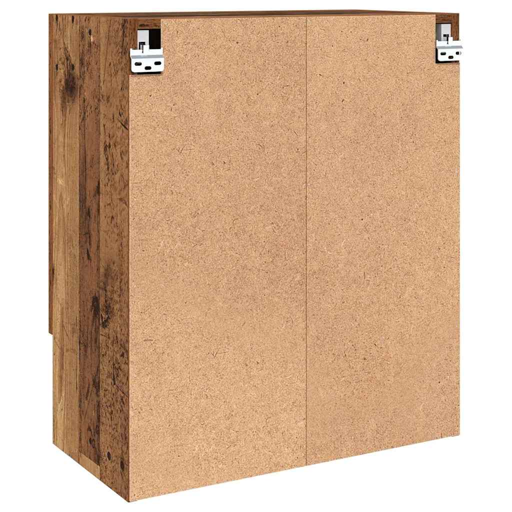 Wall Mounted Wall Cabinet Reclaimed Wood Look 60 x 31 x 70 cm Engineered Wood