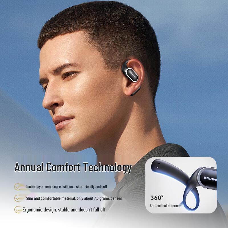 Monster Open-Ear Bone Conduction Sport Bluetooth Headphones