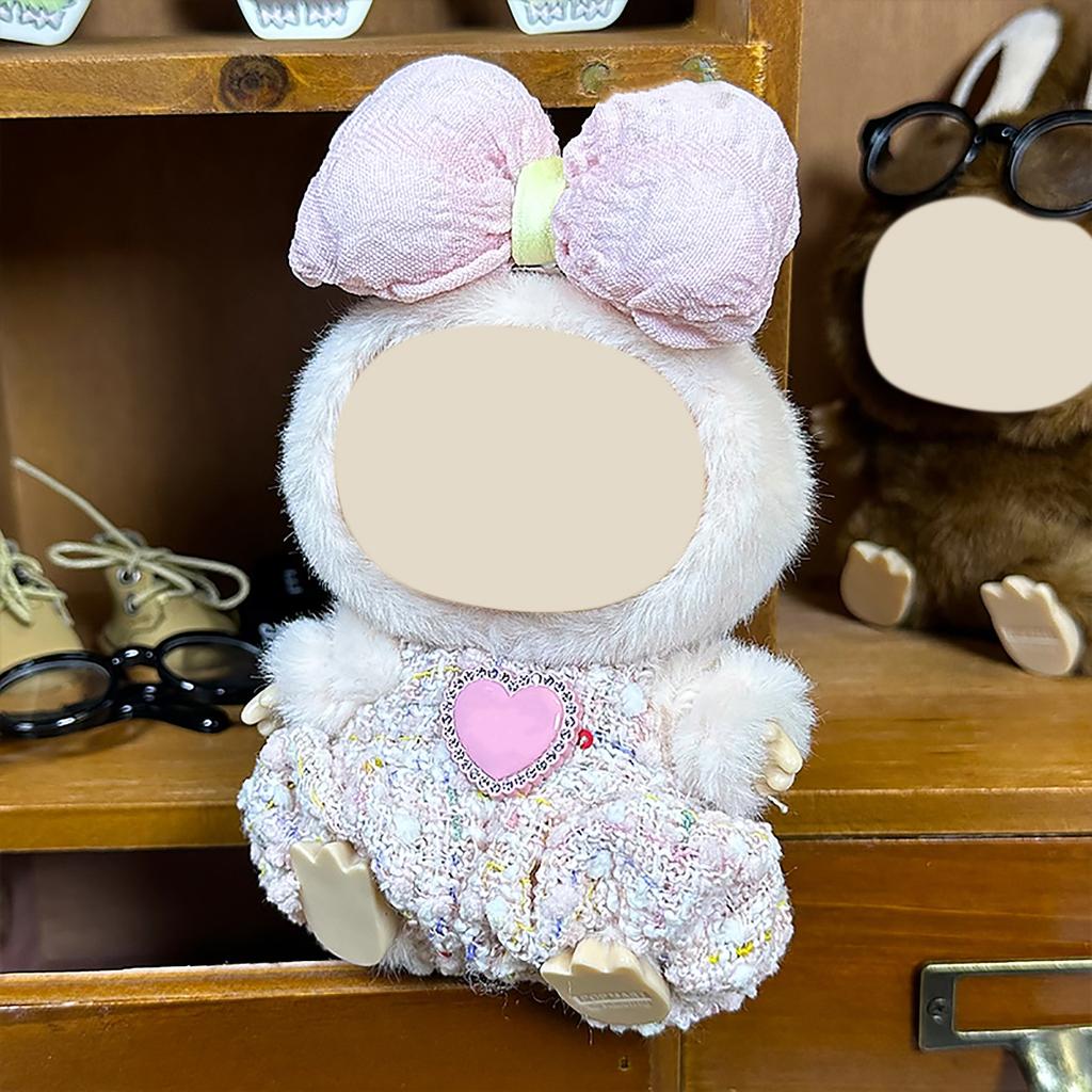 First And Second Generation Baby Clothes 17cm Doll Sitting Party Clothes Accessories Overalls