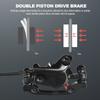Hydraulic Brake Set Mountain Bike Hydraulic Disc Brakes, Bicycle Disc Brake Set Front 800mm Rear 1400mm MTB Hydraulic Brake Set