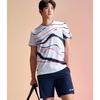 YONEX 241Ts019M White Men'S Curved Line Gaming Wear