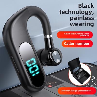 Bluetooth Headphone Extra Long Standby Life New Wireless Single-ear Hanging Ear Driver Large Battery