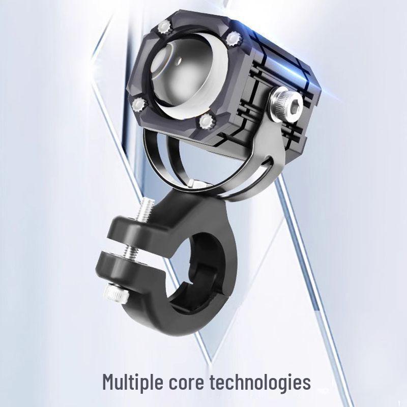 

Прожектор Стробоскоп Красный Свет: Новый электрический велосипед Дальний/Ближний свет со встроенной линзой 2025 Lens - Demon Eye Spotlight Universal