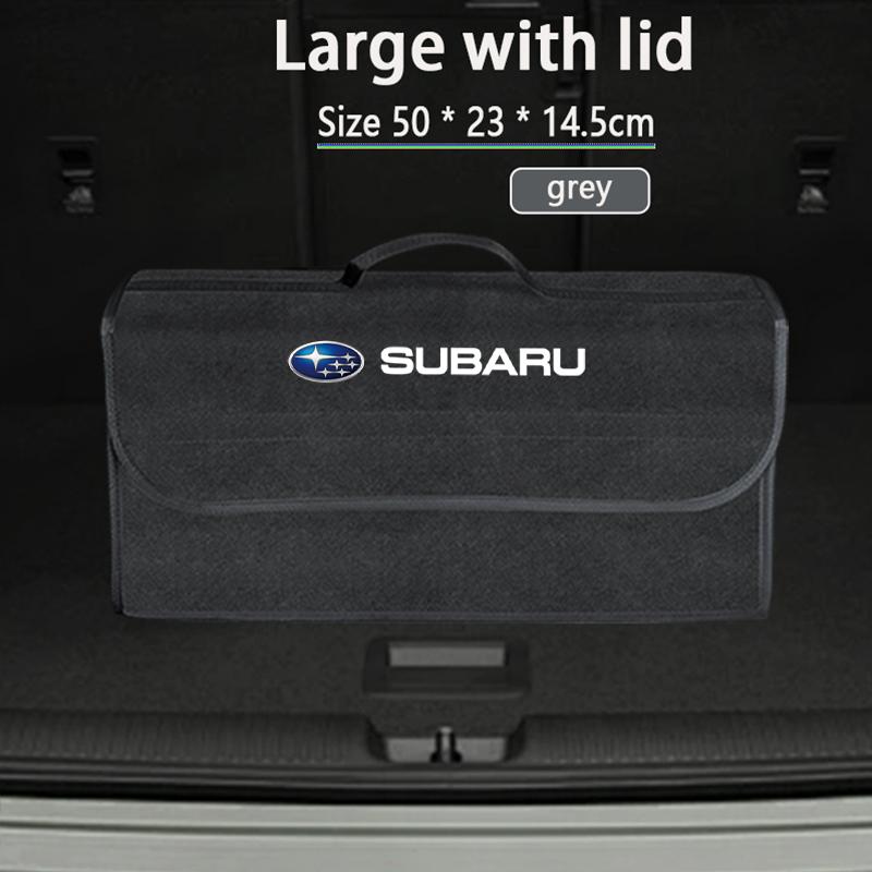Car Trunk Storage Bag Felt Cloth Organizer Box Toolcase Auto Accessorie For Subaru STI XV Forester Outback Legacy Impreza Levorg X7