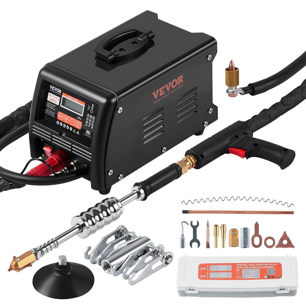 Stud Welder Dent Repair Kit 3KW Spot Welder Dent Puller Machine 9 Modes