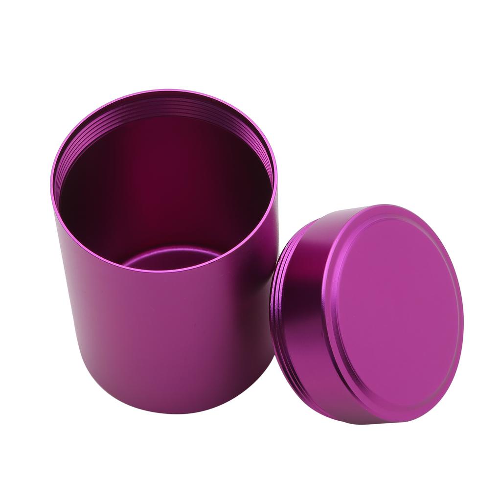 Tea Can Travel Portable Sealed Jar Metal Mini Storage Box New Moisture-proof Solid Color Nut Candy Jars Food Storage Container