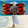 Vintage Motorcycle Fashion Beach Towel: Ideal for Summer Adventures Soft, absorbent and quick drying suitable for swimming and bathing