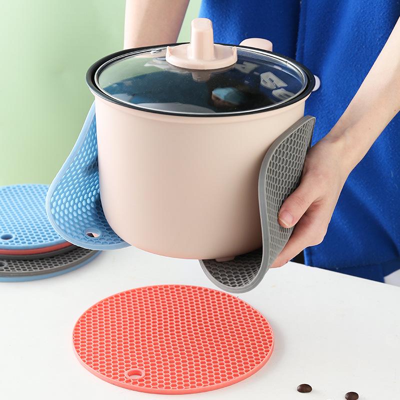 Silicone Heat-Resistant Dining Mat & Pot Holder Coaster