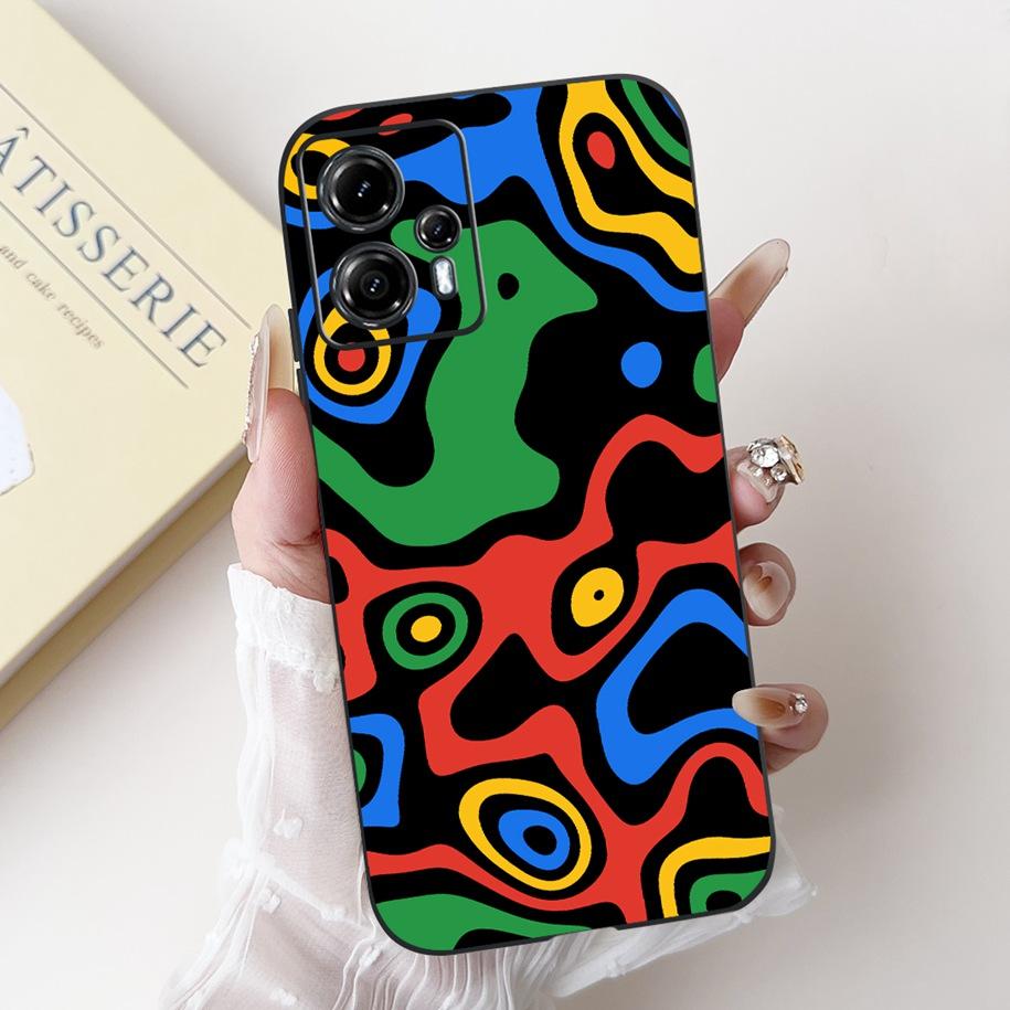 For Motorola Moto G13 G23 Case Lovely Panda Daisy Painted Cover Soft Silicone Phone Case For Moto G23 G 13 MotoG13 MotoG23 Coque
