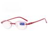 Womens Frameless Bifocal Reading Glasses Blue Light Blocking Diopter +1.0 to +4.0 Far and Near Vision