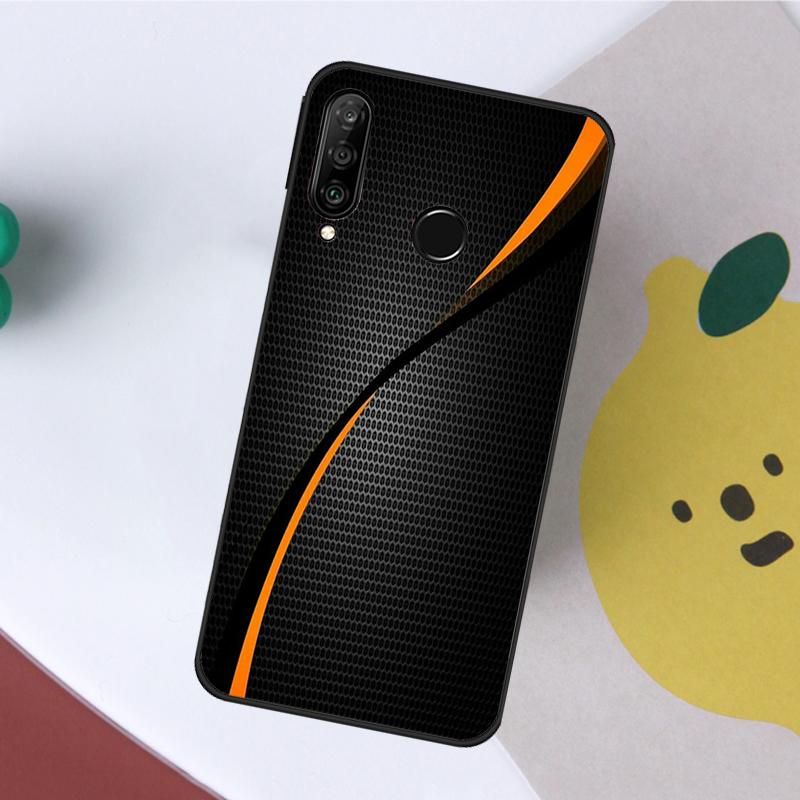 Car Carbon Fibre Pattern Case For Huawei P40 P30 Lite P20 P60 Pro Nova 9 SE 10 11i 8i 7i 5T Y60 Y61 Y70 Y90 P Smart