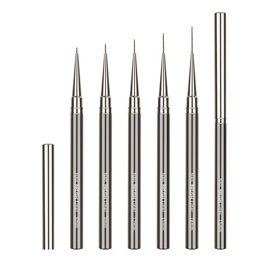 Nail Art Pen 6/9/12/15/18MM Non-slip Liner Brush Gel Nail Painting Art Design Pen Long Lines Thin Details Fine Drawing Nail Dotting Painting Tool