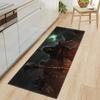 Thriller Skull Bathroom Non-Slip Floor Mat Bathroom Door Mat Kitchen Absorbent Long Living Room Carpet