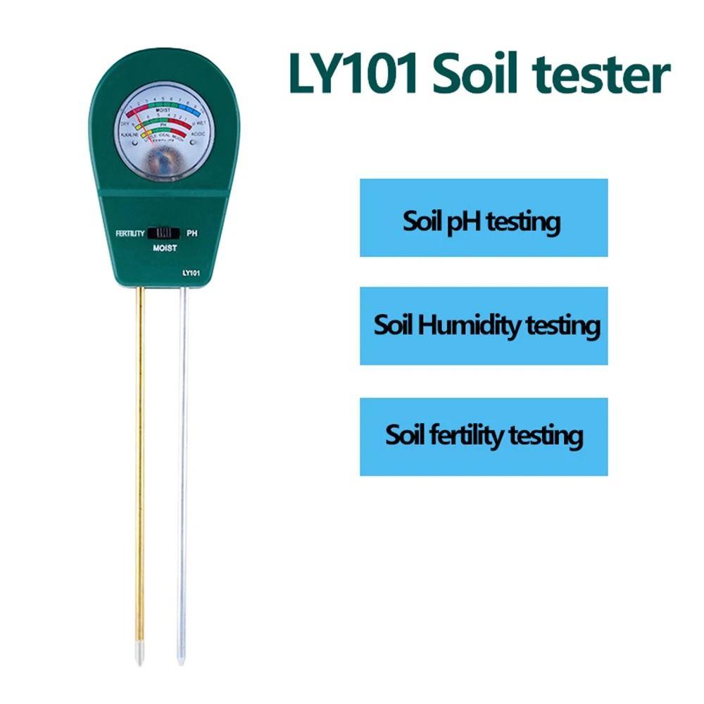 Temperature Tester Soil Moisture Meter No Battery Hygrometer Dial  Gardening Tool