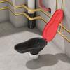 1 Stück geruchsdichter faltbarer Bettpfanne Hocksitz-Design Temporäre Toilette Zuhause Baustelle