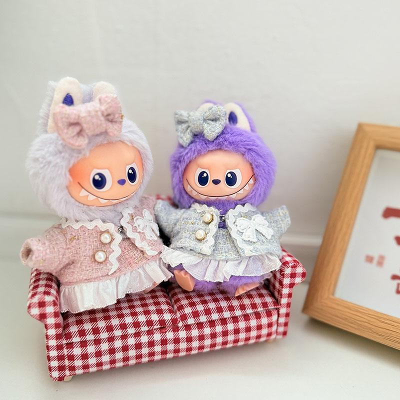 Vinyl Face Plush Blind Box Doll Clothes Dinosaur Shark Small Fragrant Wind Small Nose Ga Baby Clothes