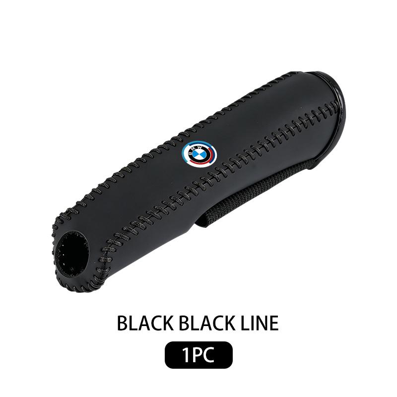 Car Handbrake Cover Leather Hand-sewn Protective Gear Shift Lever For BMW X3 X5 M5 M3 E46 E90 E60 F10 E39 F30 E36 G30 E87 E70