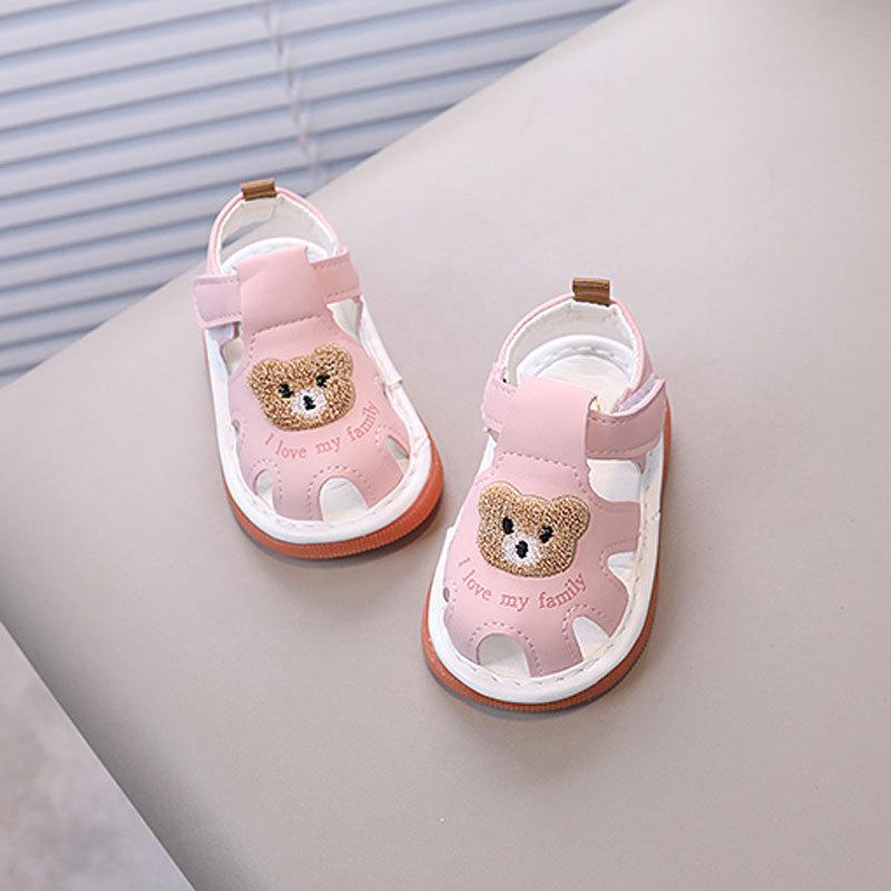 Baby Summer Toddler Soft Sole Shoes With Velcro Closure For Boys And Girls
