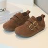 Spring Autumn Soft Sole Kids Vintage Leather Shoes Toddler Casual Loafers Comfortable Preschool Sneakers