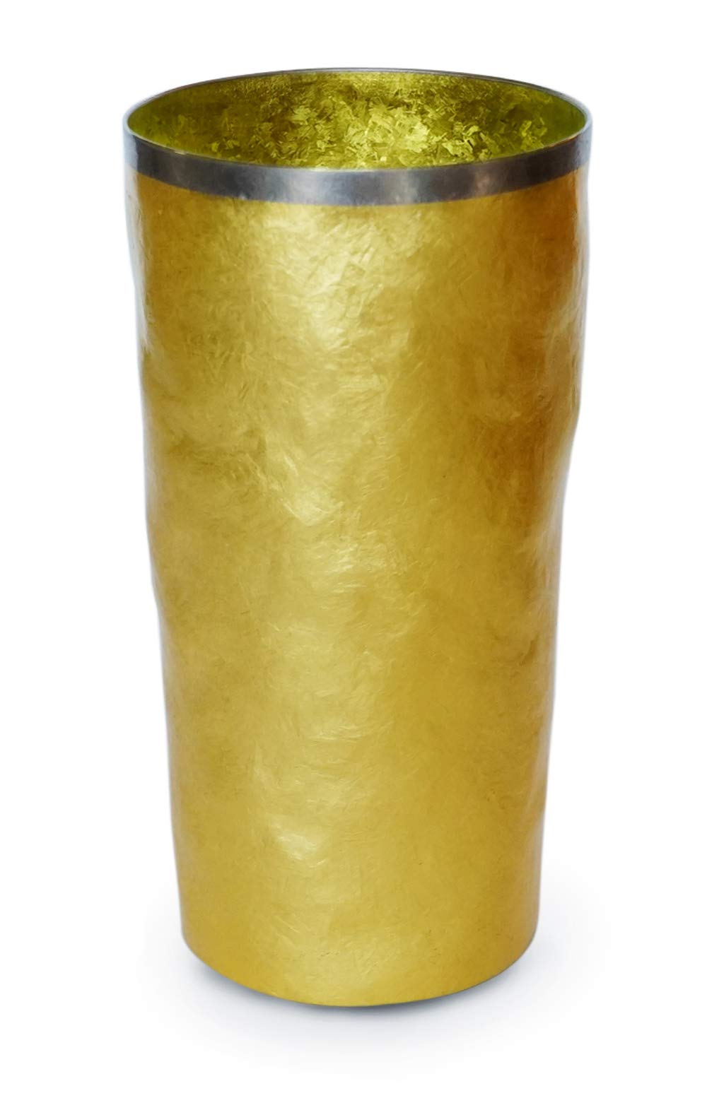 

HORIE Gold Leaf Titanium Yamabuki T08KP350GD Double-Layered Tumbler, Gold, Premium, 350cc, Gold,