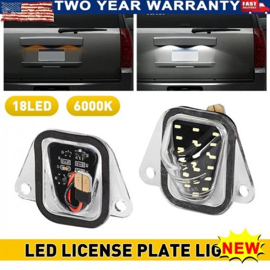 AUXITO License LED Plate Tag Lamp Light Fit Chevy 07-14 1500 Suburban 2500 Tahoe