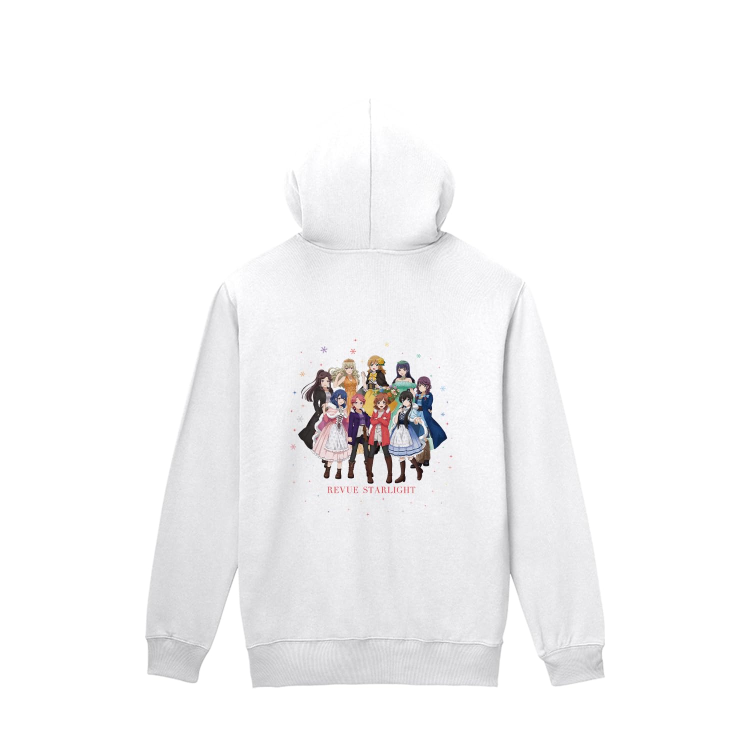 

Аниме Revue Starlight 5-я годовщина Оригинальная иллюстрация: СНЕЖНАЯ КОРОЛЕВА Вер. Толстовка с принтом на спине на молнии, Женская, Размер M