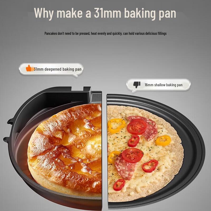 SUPOR Electric Pancake Maker with 31mm Adjustable Grill CN plug (adapter included)